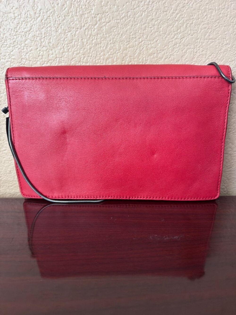 Banana Republic L’Wren Scott Red Beaded Lips Shoulder Bag Clutch Purse NEW - Picture 5 of 11
